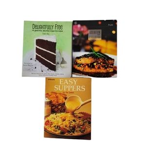 Bundle of 3 unique cookbooks